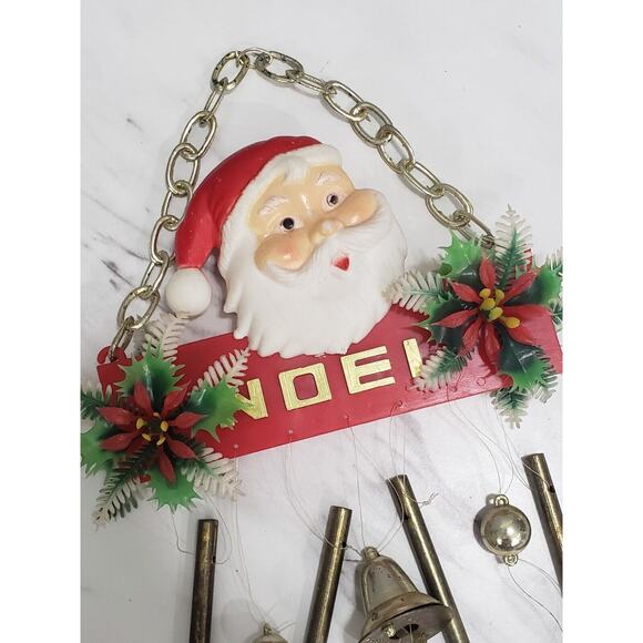 MCM Christmas Tree Wind Chime Hong Kong Kitschy Holiday Decor NOEL santa - Picture 2 of 6